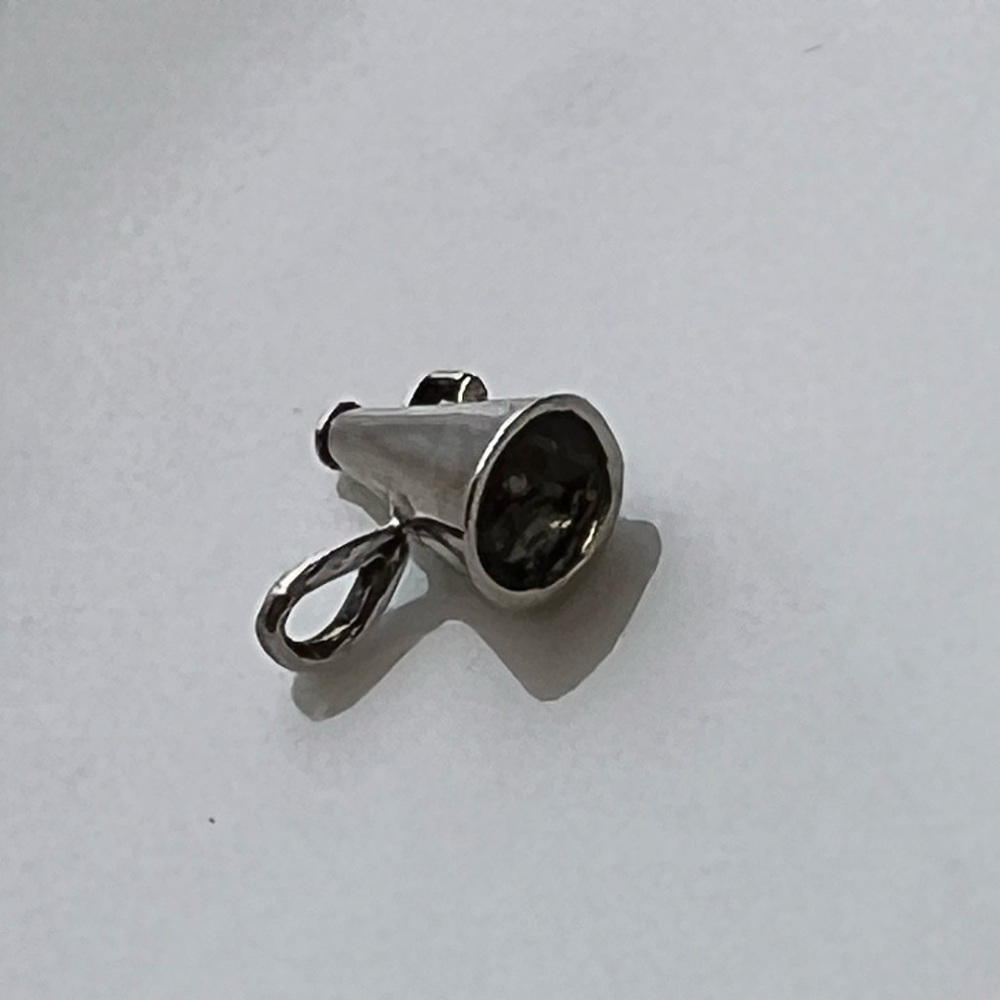 Megaphone Charm – NOS Vintage Sterling Silver 925
